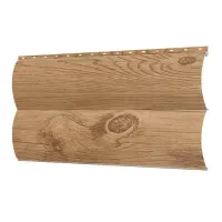 Металлосайдинг Блок-Хаус Printech 0,45 мм Светлое дерево