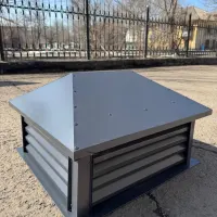 Колпаки на вентиляционную трубу полиэстер 0,7 мм RAL 7024