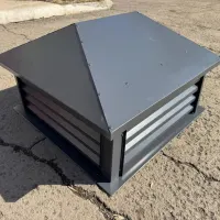 Колпаки на вентиляционную трубу полиэстер 0,7 мм RAL 7024