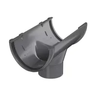 Воронка желоба ТЕХНОНИКОЛЬ 125/82, серый (RAL 7024)