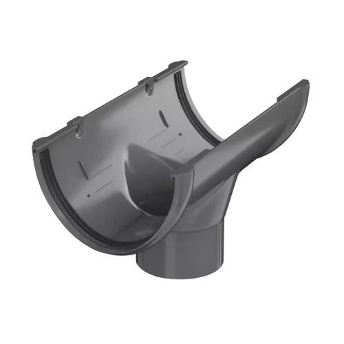 Воронка желоба ТЕХНОНИКОЛЬ 125/82, серый (RAL 7024)