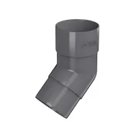 Колено трубы ТЕХНОНИКОЛЬ 125/82, 108°, серый (RAL 7024)