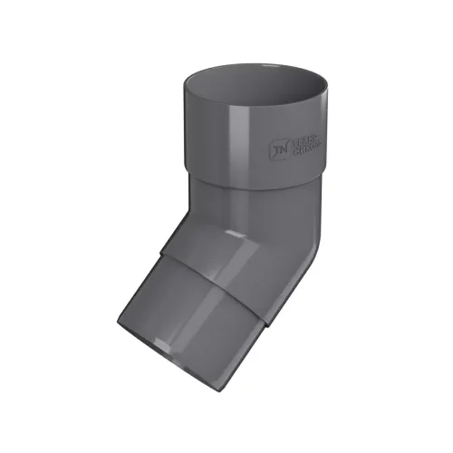 Колено трубы ТЕХНОНИКОЛЬ 125/82, 108°, серый (RAL 7024)