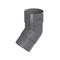 Колено трубы ТЕХНОНИКОЛЬ 125/82, 135°, серый (RAL 7024)