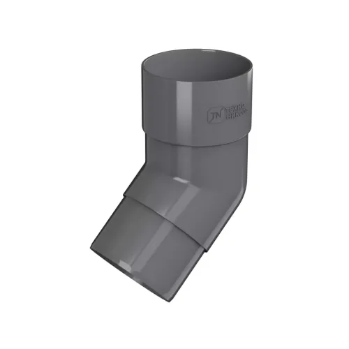 Колено трубы ТЕХНОНИКОЛЬ 125/82, 135°, серый (RAL 7024)