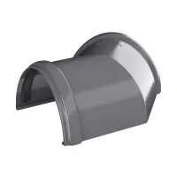 Угол желоба ТЕХНОНИКОЛЬ 125/82, 135°, серый (RAL 7024)