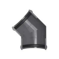 Угол желоба ТЕХНОНИКОЛЬ 125/82, 135°, серый (RAL 7024)