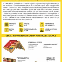 Пароизоляционная пленка Extraizol B 1,6x37,5 м (60 кв.м)