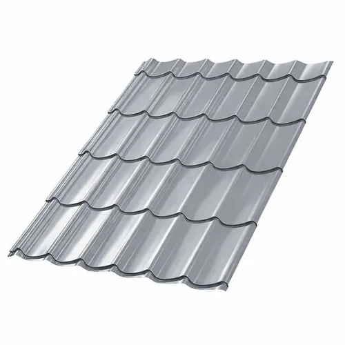 Металлочерепица Супермонтеррей Глянец 0,5 мм RAL 7004