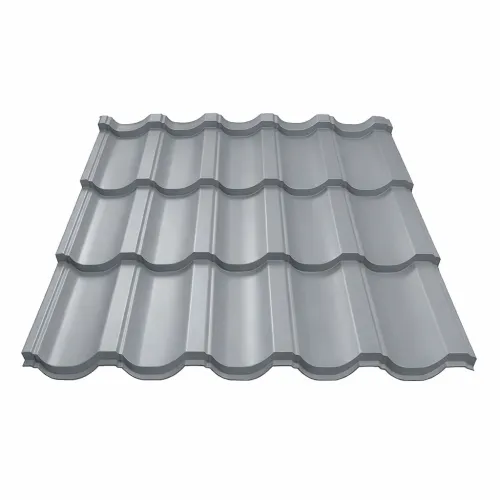 Металлочерепица Панорама Глянец 0,4 мм RAL 7004