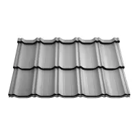 Металлочерепица Венеция Глянец 0,45 мм RAL 7004