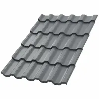Металлочерепица Трамонтана-А полиэстер 0.45 мм RAL 7004