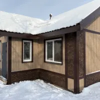 Пластиковый сайдинг U-Plast Timberblock Рейка фасадная Орех светлый