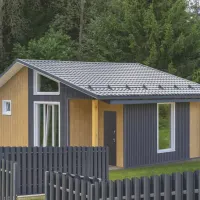 Пластиковый сайдинг U-Plast Timberblock Рейка фасадная Угольный