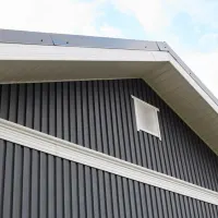 Пластиковый сайдинг U-Plast Timberblock Рейка фасадная Угольный