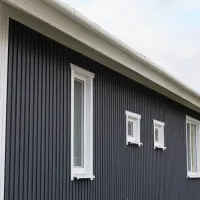 Пластиковый сайдинг U-Plast Timberblock Рейка фасадная Угольный