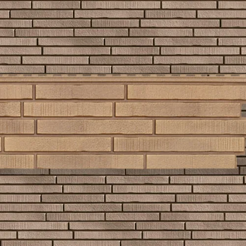 Фасадная панель U-Plast Stone House S-lock Ригельный кирпич Кварц