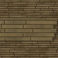 Фасадная панель U-Plast Stone House S-lock Ригельный кирпич Латунь