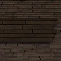 Фасадная панель U-Plast Stone House S-lock Ригельный кирпич Мокко