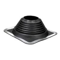 Кровельная проходка Мастер-Флэш прямая №7 EPDM, 364х364, Ø152-208 мм, черный