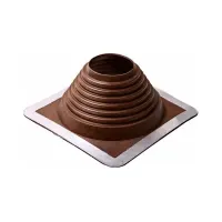 Кровельная проходка Мастер-Флэш прямая №5 EPDM, 280х280, Ø102-178 мм, коричневый