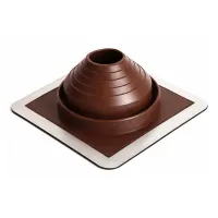 Кровельная проходка Мастер-Флэш комби №4 EPDM, 280х280, Ø75-160 мм, коричневый