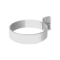 Хомут трубы RUPLAST PVC 125/80, Белый, RAL 9003