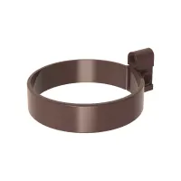 Хомут трубы RUPLAST PVC 125/80, Коричневый, RAL 8019