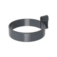 Хомут трубы RUPLAST PVC 125/80, Графит, RAL 7024
