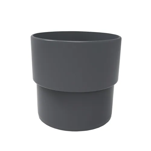 Муфта трубы RUPLAST PVC 125/80, Графит, RAL 7024
