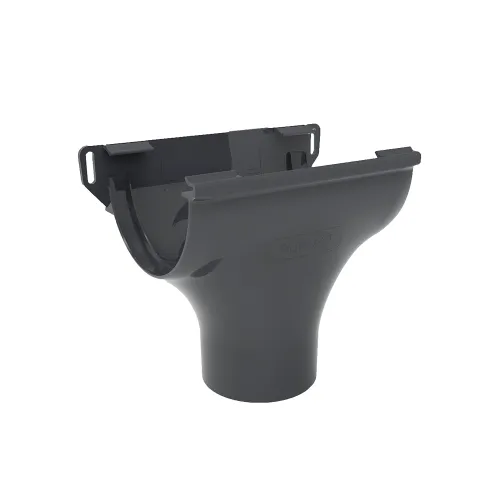 Воронка желоба RUPLAST PVC 125/80, Графит, RAL 7024