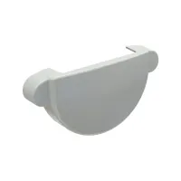 Заглушка желоба универсальная GLC PVC 152/100, Белый, RAL 9010