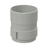 Муфта трубы GLC PVC 152/100, Белый, RAL 9010