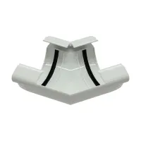 Угол желоба универсальный 135° GLC PVC 152/100, Белый, RAL 9010