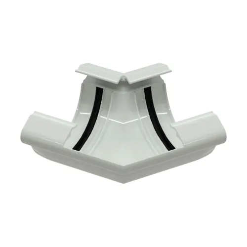 Угол желоба универсальный 135° GLC PVC 152/100, Белый, RAL 9010