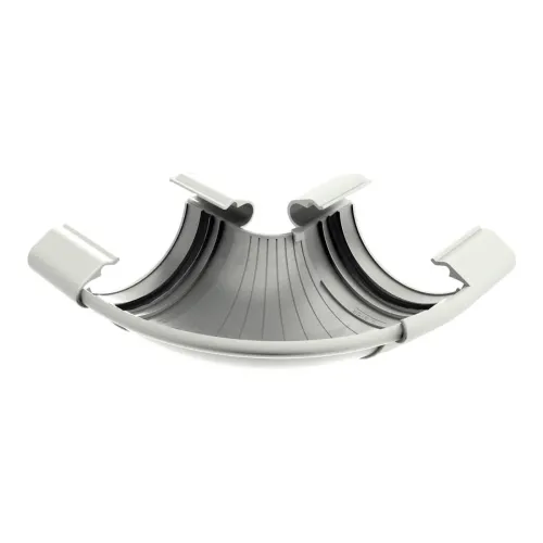 Угол желоба регулируемый 90-160° GLC PVC 152/100, Белый, RAL 9010