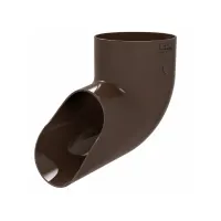 Отвод трубы GLC PVC 152/100, Коричневый, RAL 8019