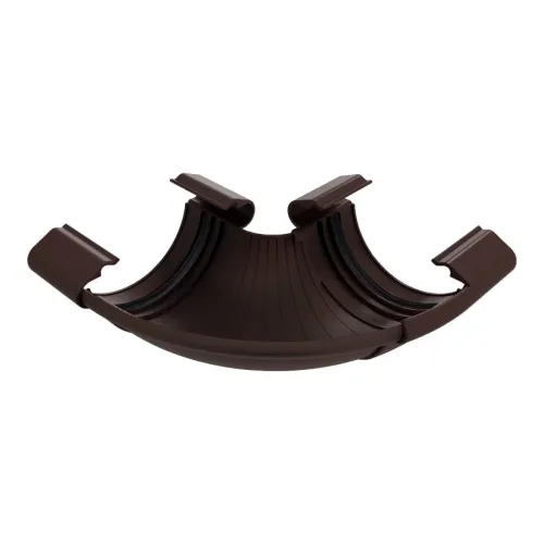 Угол желоба регулируемый 90-160° GLC PVC 152/100, Коричневый, RAL 8019