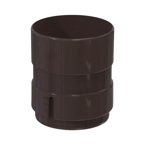 Муфта трубы GLC PVC 152/100, Коричневый, RAL 8019