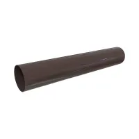 Водосточная труба GLC PVC 152/100 (D-100), 1 м, Коричневый, RAL 8019