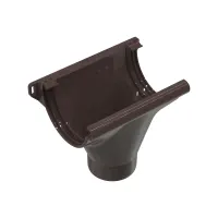 Воронка желоба GLC PVC 152/100, Коричневый, RAL 8019