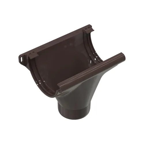 Воронка желоба GLC PVC 152/100, Коричневый, RAL 8019