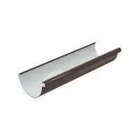 Желоб водосточный GLC PVC 152/100 (D-152), 3 м, Коричневый, RAL 8019