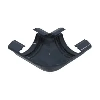 Угол желоба универсальный 90° GLC PVC 152/100, Графит, RAL 7024