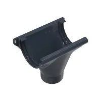 Воронка желоба GLC PVC 152/100, Графит, RAL 7024