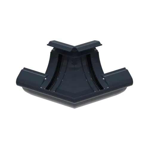Угол желоба универсальный 135° GLC PVC 152/100, Графит, RAL 7024