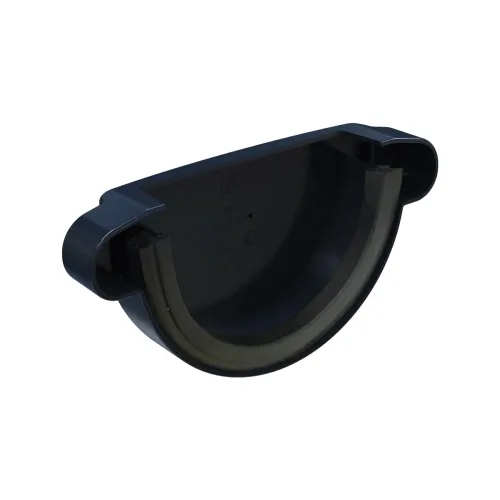 Заглушка желоба универсальная GLC PVC 152/100, Антрацит, RAL 9005
