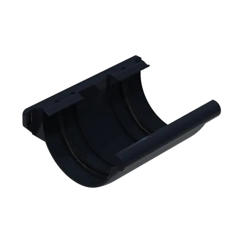 Соединитель желоба с уплотнителем GLC PVC 152/100, Антрацит, RAL 9005