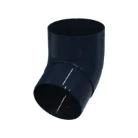 Колено трубы 67° GLC PVC 152/100, Антрацит, RAL 9005