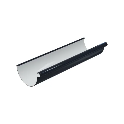 Желоб водосточный GLC PVC 152/100 (D-152), 3 м, Антрацит, RAL 9005